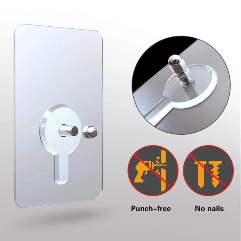 Reusable Adhesive Wall Hooks (Pack of 10)