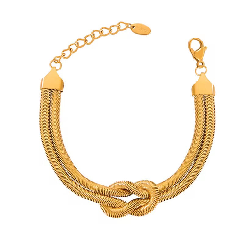 Golden Chain Snake Bracelet